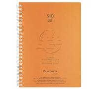 Exacompta 20247E Agenda Semainier Bureau SAD 20W Spirales Linicolor - Format 15 x 21 cm - Septembre 2026 à Décembre 2027 - Couverture Aléatoire