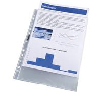 Exacompta 20x Bloc 50 pochettes perforées PP lisse Quick Doc A4 Cristal 31048E