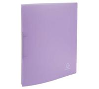 Exacompta 20x Classeur 2 anneaux 15mm PP Chromaline Pastel Mauve 54175E