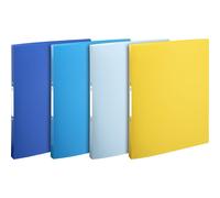 Exacompta 20x Classeur 2 anneaux 15mm PP recy 4 Couleurs assorties 54110E