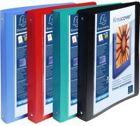 Exacompta 20x Classeur 4 anneaux 30mm PP 7/10e A4 maxi Couleurs assorties 51229E