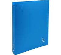 Exacompta 20x Classeur 4 anneaux 30mm PP OPAK A4 Maxi Bleu clair 512802E
