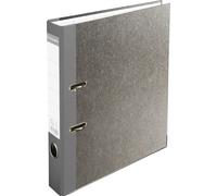 Exacompta 20x Classeur à levier papier marbre gris 50mm A4 Gris-dos gris 53509E