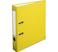 Exacompta 20x Classeur à levier polypropylène dos de 50mm A4 Jaune 915404B