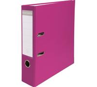 Exacompta 20x Classeur à levier polypropylène dos de 75mm Framboise 918415B