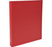Exacompta 20x Classeur rembordé polypropylène 2 anneaux 30mm A4 Rouge 54375E