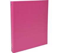 Exacompta 20x Classeur rembordé polypropylène 4 anneaux 30mm A4 Rose 51365E
