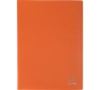 Exacompta 20x Protège-documents en PP 5/10e pochettes 40 vues A4 Orange 88224E