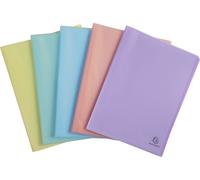 Exacompta 20x Protège-documents en PP semi rigide 40 vues A4 assort. 88270E