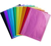 Exacompta 20x Protège-documents en PP semi rigide PP 40 vues A4 assort. 85670E