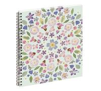 Exacompta - 2208023E - Agenda semainier de bureau Eurotime 22S spiralé Chemin des Marettes recyclé - 18,5 x 22,5 cm - Janvier à décembre 2024 - Coloris vert