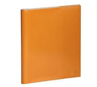 Exacompta - 227773E - Agenda de bureau SAD 22S Vérone - Format 18,5 x 22,5 cm - Semainier 16 mois - Septembre 2026 à Décembre 2027 - Coloris Jaune Moutarde