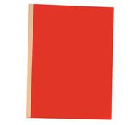 Exacompta Chemise dos toilé Forever – 24 x 32 cm, dos 3 cm – Paquet de 25 – Rouge