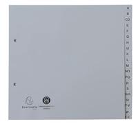 Exacompta 25 Intercalaires Alphabétiques PP Recy ris A-Z 2/3 A4