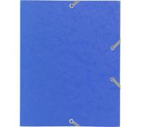 Exacompta 25x Chemise 3 élastiq.400gm2 format scolaire 17x22cm assort. 55200E
