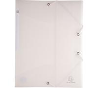 Exacompta 25x Chemise 3 élastiq.PP format pocket 12x16cm assort. 50889E