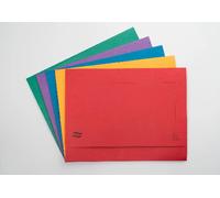 Exacompta 25x Chemises poche en 225g/m2- A3 Couleurs assorties 4780Z