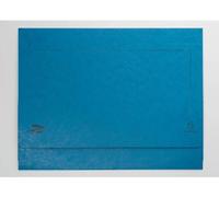 Exacompta 25x Chemises poche en carte lustrée 225g/m2- A3 Bleu 4785Z
