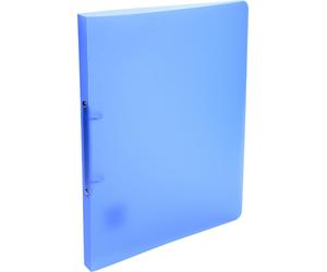 Exacompta 25x Classeur 2 anneaux 15 mm polypropylène Chromaline A4 Bleu 54152E