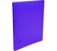 Exacompta 25x Classeur 2 anneaux 15 mm polypropylène Chromaline A4 Violet 54166E