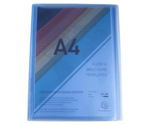 Exacompta 25x Protège-documents en PP semi rigide 20 vues A4 assort. 85169E