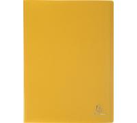 Exacompta 25x Protège-documents en PP souple OPAK 20 vues A4 Jaune 8519E