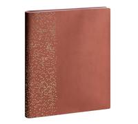 Exacompta 2710199E - Agenda semainier de bureau Easytime 27S spiralé Amélie - 21 x 27 cm - Janvier à décembre 2026 - Coloris terracotta