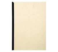 Exacompta 27804E - Paquet de 25 Couvertures Grain cuir 270 g pour Reliure format 21 x 29,7 cm, Ivoire