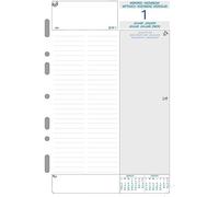 Exacompta - 28246E - Recharge Pour Organiseur Exatime 21 - Journalier Millésimé 2eme Semestre - 21 cm x 14,2 cm - Juillet 2027 à Décembre 2027 - Papier blanc