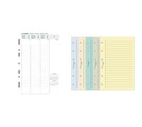 Exacompta 28272E Recharge pour Organiseur pour Exatime 21 Semainier Millésimé 1 Semaine sur 2 Pages à la Verticale Papier Blanc & Recharge feuillets lignés pour organiseur Exatime 21-32 Feuillets