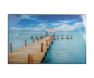 Exacompta 29794E 10x Exacompta, Sous-main 37,5x57,5 cm, rigide, PVC, Sea - Motif