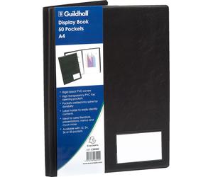 Exacompta 2x Protège-documents premium PVC Goldline® 100 vues A4 Noir CDB50Z