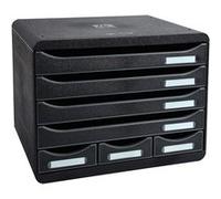 Exacompta 307714D Store-Box Mini ECOBlack 7 Tiroirs Noir Noir G