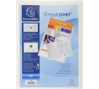Exacompta 30x Chemise de présentation PP souple Krea Cover A4 Blanc 43008E
