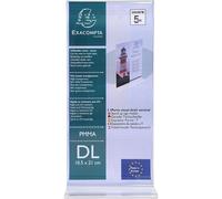 Exacompta 30x Porte-visuel droit vertical DL Cristal 83158D