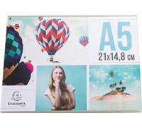 Exacompta 30x Porte-visuel incliné horizontal A5 Cristal 85059D