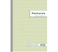 Exacompta Manifold factures 29,7×21 cm – 50 feuillets – Mention TVA – Dupli