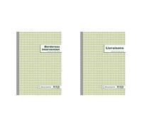 EXACOMPTA 3302E Manifold "Bordereau d Intervention" Autocopiant 210 x 297mm Foliotage de 1 à 50 Duplicata & 13162E Manifold Livraisons 29,7x21cm dupli autocopiants 50 feuillets