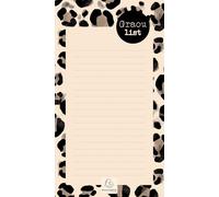 Exacompta 3380106E - Bloc encollé To do list Roar - 50 feuilles imprimée lignée - 10x18 cm - Foncé