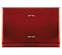 Exacompta - 35281E - Socle luxe vide en acajou pour bloc-pratic (non fourni) - Coloris bordeaux