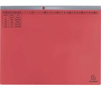 Exacompta 370103B 25 Exacompta dossiers suspendus Exaflex carton rouge 1 x agrafage officiel