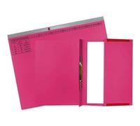 Exacompta 370103B Exaflex Premium Lot de 25 cahiers suspendus en carton extra épais 320 g/m² avec grand étui extensible pour l'absorption des documents sans fil Rouge G