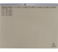 Exacompta 370110B - Classeur à fichiers conventionnel - carton - gris - 320 g/m² - 265 mm - 316 mm