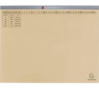 Exacompta 370222B 25 Exacompta Hängehefter Exaflex Karton chamois 1 x kaufmännische Heftung