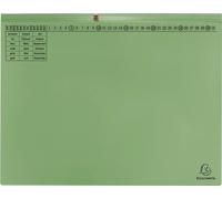 Exacompta 370225B 25 Exacompta dossiers suspendus Exaflex carton vert 1 x agrafage commercial