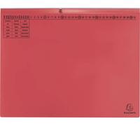 Exacompta 370403B 25 Exacompta dossiers suspendus Exaflex carton rouge 2 x agrafage commercial