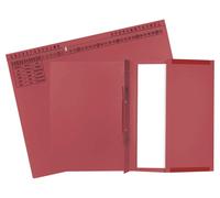 Exacompta 371103B 25x dossiers suspendus Exaflex carton rouge