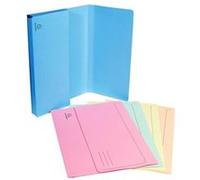Paquet de 10 chemises poche SUPER 210 - 24,5x32,5cm - Couleurs assorties