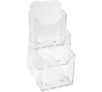 Exacompta 4x Distributeur de prospectus 3 compartiments DL (10X21cm) 73158D