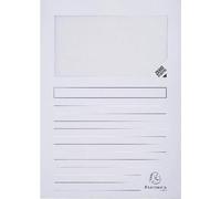 Exacompta 4x Paquet de 100 chemises à fenetre Forever 22x31cm Blanc 50110E